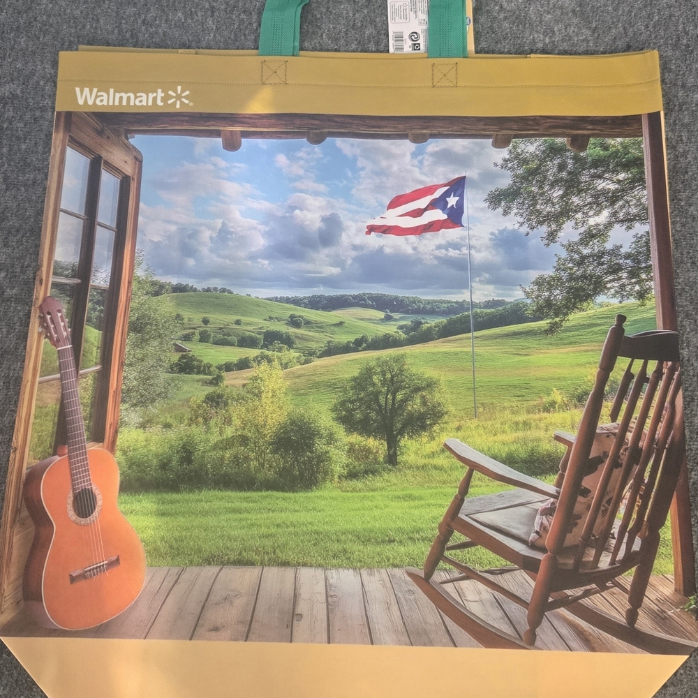 Reusable Walmart Limited Edition. Views of Puerto Rico Countryside